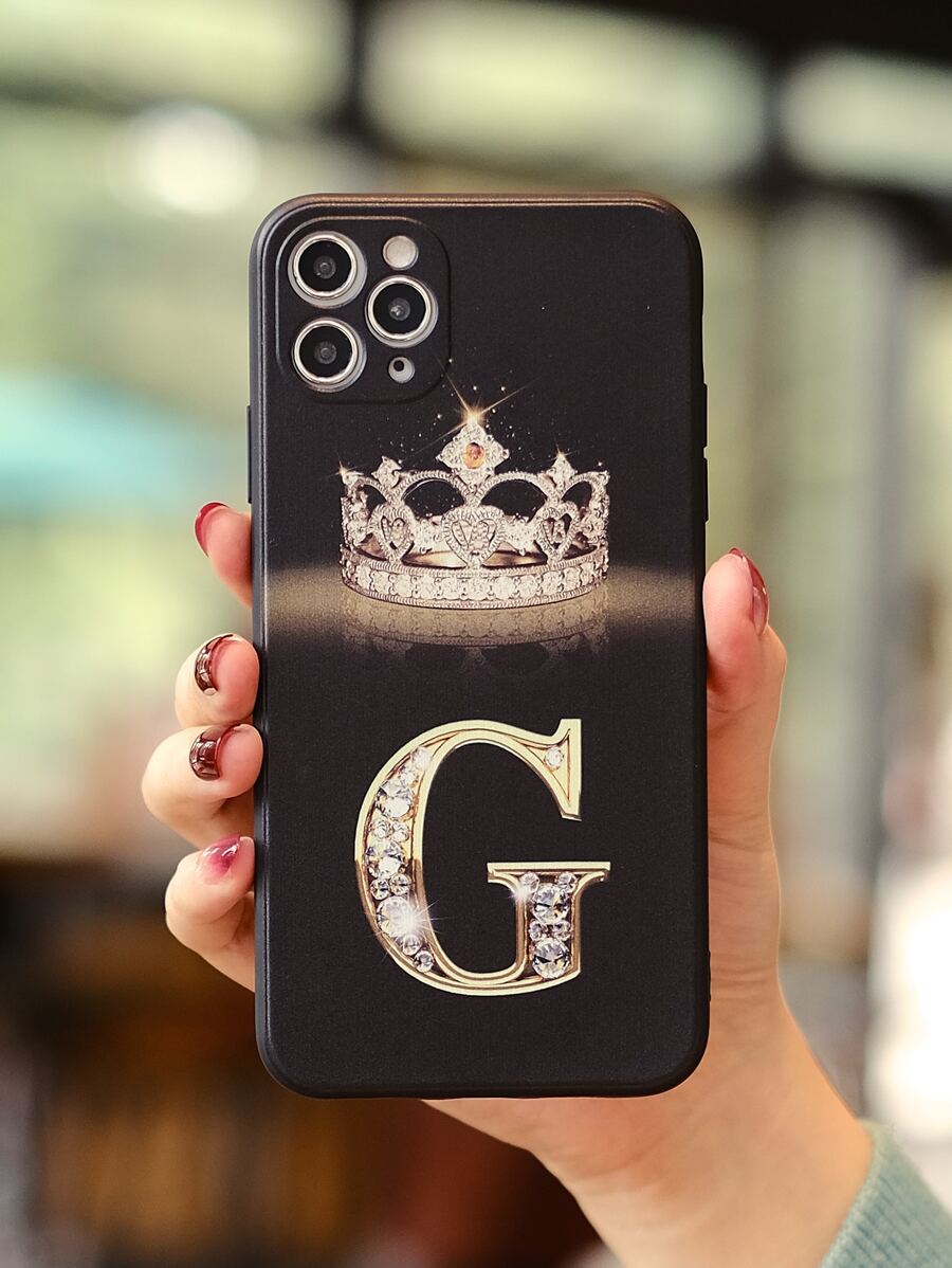 Funda para móvil con estampado de letra - Multicolor - Ver 1