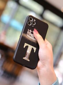 Letter Graphic Phone Case - Multicolor - View 3
