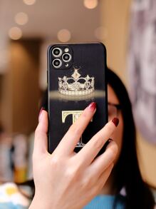 Letter Graphic Phone Case - Multicolor - View 5