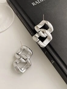 Hoa tai thiết kế địa lý Rhinestone - Nhiều màu - Xem 2