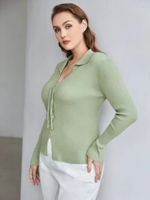 PREMIUM Jersey con cordón - verde menta - Ver 3