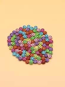 10mm 100 cái Hạt Trang sức Tự làm Phụ kiện - Nhiều màu - Xem 1