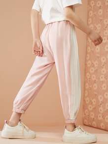 少女側摺輕盈透氣抗蚊褲 - 彩色 - 查看 4