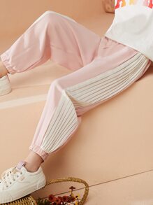 少女側摺輕盈透氣抗蚊褲 - 彩色 - 查看 1