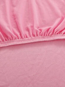 1pc Solid Color Elastic Milk Silk Sofa Cushion Cover All Seasons - Baby Pink - View 5