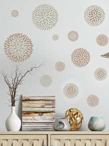 1pc Flower Pattern Wall Sticker, Modern PVC Wall Decal For Home Decoration,Stickers,Wall Decal, Vinyl Decal For Home Decorations,Spring Decoration Items Refresh Your Home,Rama Decoration Stickers - Multicolor - View 3