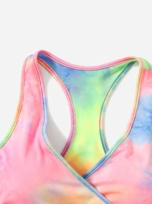 SHEIN 紮染運動背心 - 彩色 - 查看 4