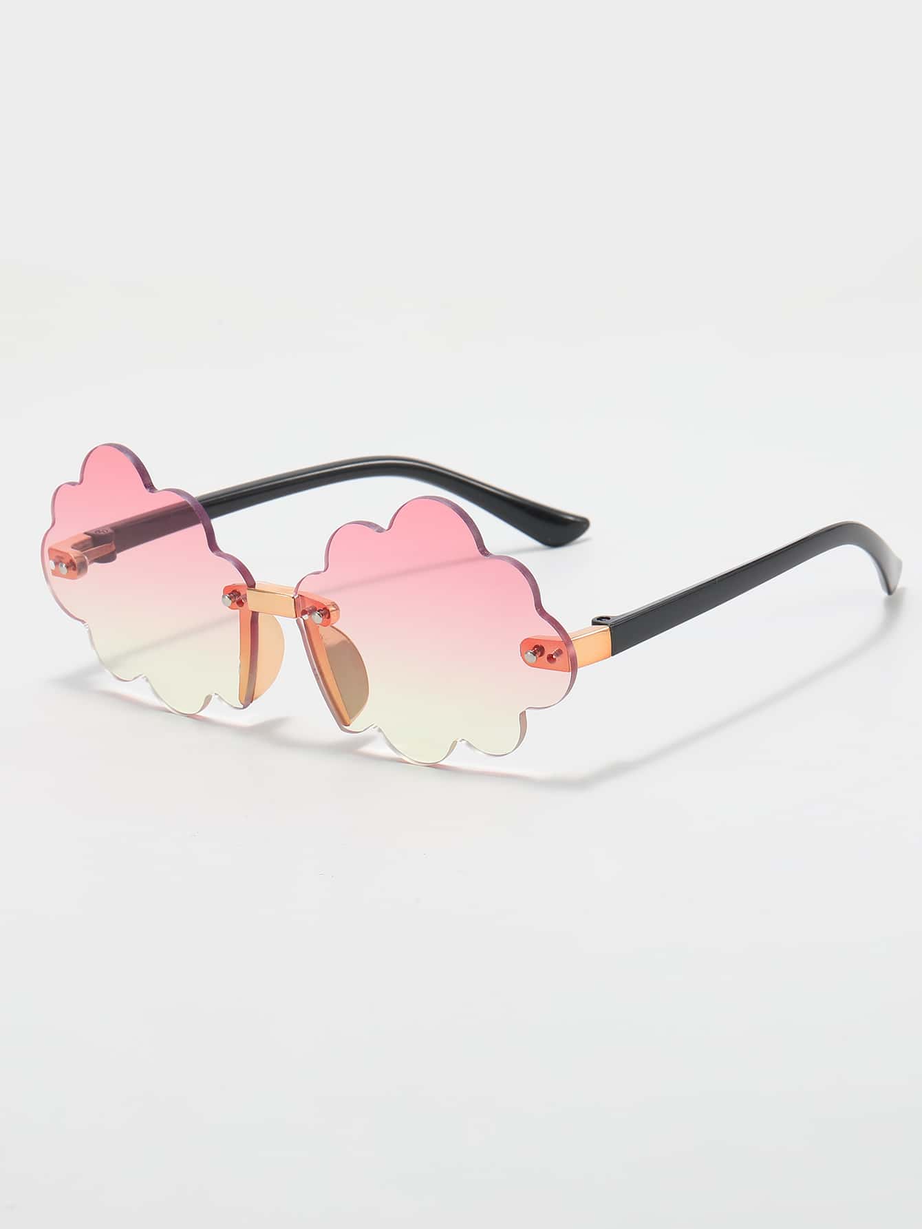 Girls 雲 レンズ リムレスサングラス Girls 雲 レンズ リムレスサングラス