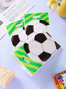 10 pcs Tas Hadiah Cetak Sepak Bola - MultiWarna - View 2