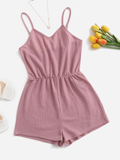 SHEIN EZwear Women Jumpsuits Plain Casual