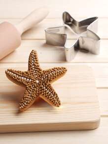 1入組海星形餅乾模具 - 銀色 - 查看 1