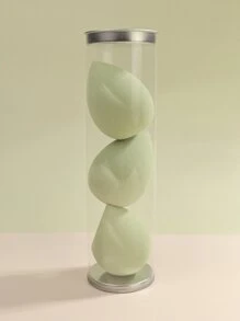 3入組化妝海綿帶儲物桶 - 綠色 - 查看 1