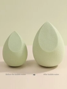 3入組化妝海綿帶儲物桶 - 綠色 - 查看 3