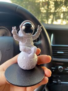 宇航員設計車裝飾用品 - 銀色 - 查看 2