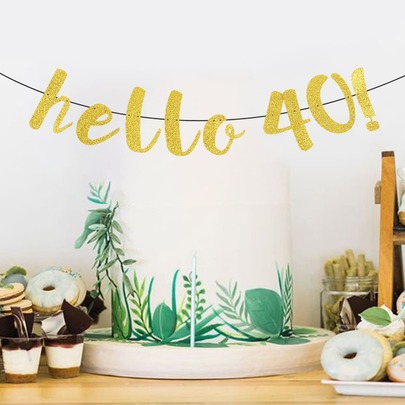 1set Letter Graphic Pull Flag