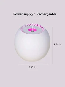 1入組球形加濕器 - 白色 - 查看 5