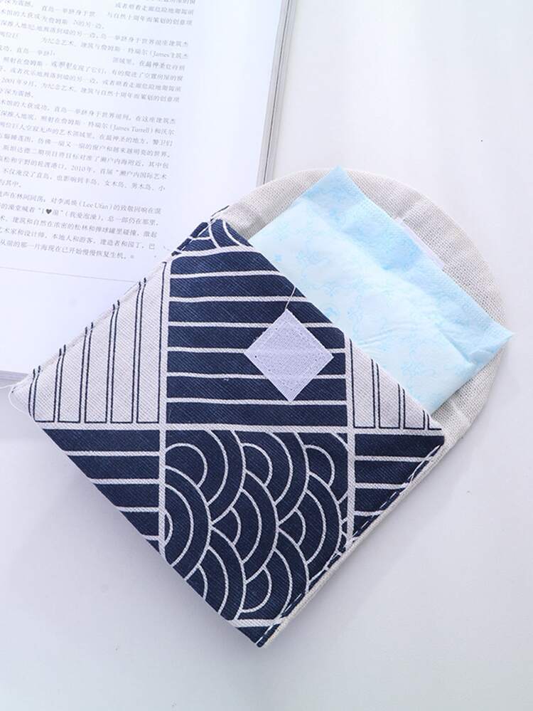 1pc Random Sanitary Napkin Storage Bag, Small Sanitary Napkin Pouch For Outdoor - Multicolor - View 5