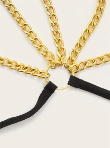 Exotic-Bondage Plus Sheer Mesh Panty - Black - View 3