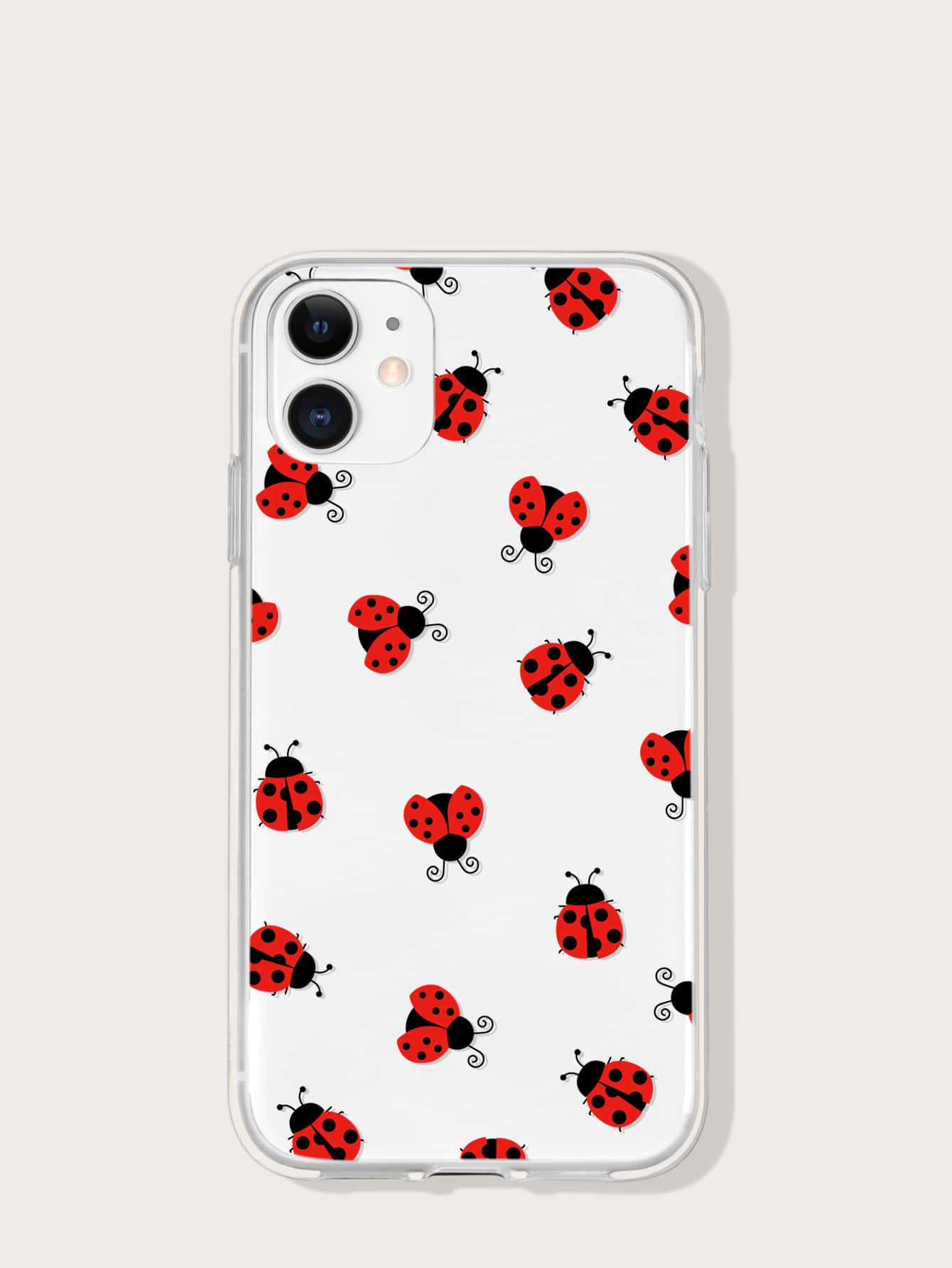 Our Ladybug Pattern Phone Case is such a vibe - ROMWE Our Ladybug Pattern Phone Case is such a vibe - ROMWE