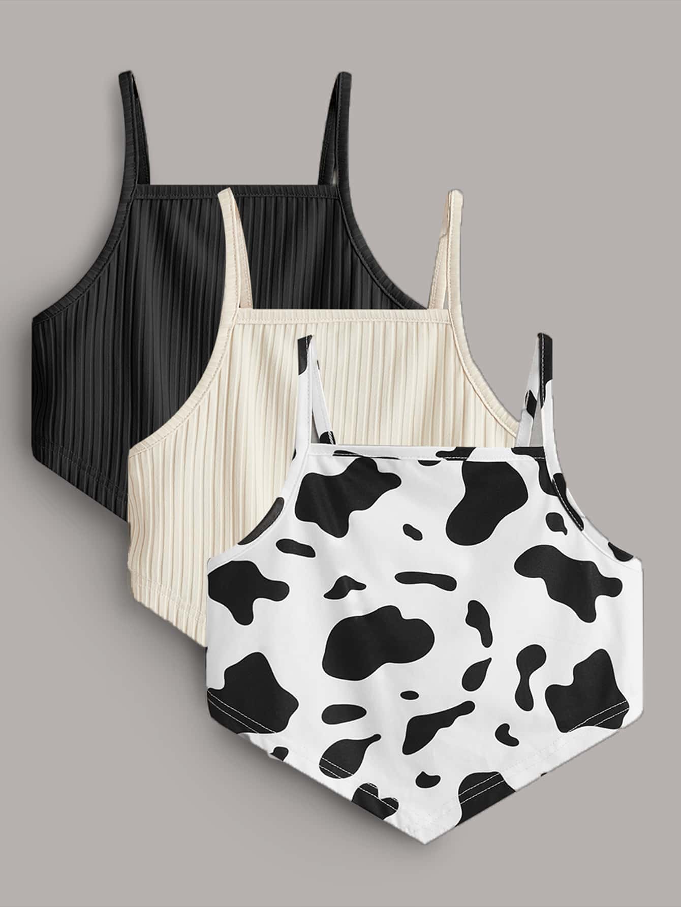 Tank Tops & Camis Bé Gái Gân đan Đồ họa Giải trí - Nhiều màu - Xem 1