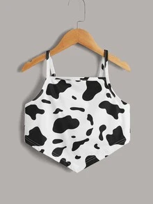 Tank Tops & Camis Bé Gái Gân đan Đồ họa Giải trí - Nhiều màu - Xem 9