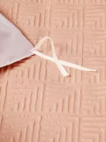 Vỏ chăn đắp nổi không có chất độn - Màu Hồng  San hô - Xem 4