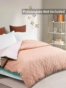 Vỏ chăn đắp nổi không có chất độn - Màu Hồng  San hô - Xem 6