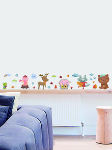 Azulejo de la tira del palillo de la cáscara con estampado de dibujos animados - Multicolor - Ver 2