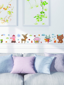 Azulejo de la tira del palillo de la cáscara con estampado de dibujos animados - Multicolor - Ver 4