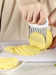 1入組不銹鋼土豆波浪狀切片機 - 彩色 - 查看 11