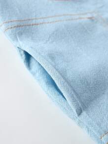 Baby Jumpsuit mit Knopf vorne, Absteppen