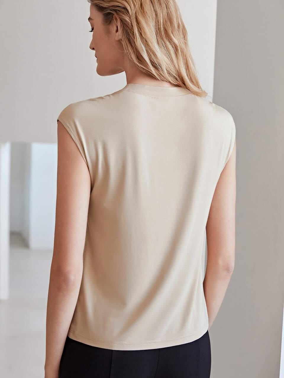 MOTF VISCOSE CAP SLEEVE T-SHIRT