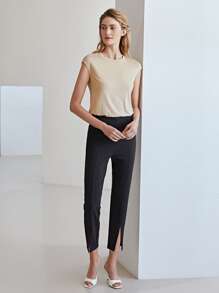 MOTF PREMIUM Damskie T-shirty Prosty Casual