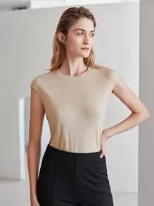 MOTF PREMIUM Damskie T-shirty Prosty Casual