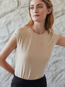 MOTF PREMIUM Damskie T-shirty Prosty Casual