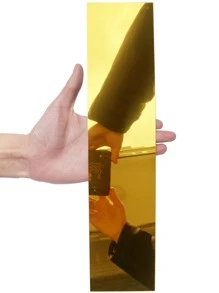 12 piezas Pegatinas de espejo de pared con patrón de remolino, autoadhesivas y removibles, estilo lujoso DIY, 3 colores: dorado, plateado y negro, para decoración de pared moderna, decoración de habitación, espejo de pared, decoración del hogar, decoración del baño, decoración de la sala de estar - Dorado - Ver 2