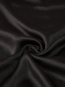 1pc Solid Scarf - Black - View 4