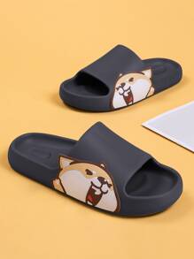 Dép mặc nhà nam - Màu xám đen - Xem 3