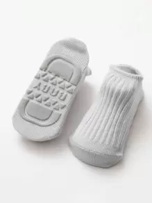 嬰兒素色防滑襪