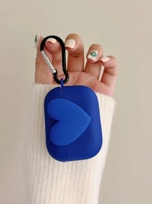 Funda con diseño de corazón 3D compatible con Airpods - Azul - Ver 2