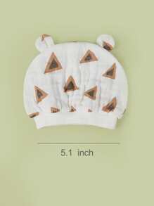 1 pieza Gorro de bebé, 1 pieza de manoplas, 1 pieza Babero (Diseño con licencia) - Multicolor - Ver 3