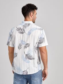 Manfinity Men Tropical Print Shirt - Multicolor - View 2