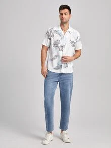 Manfinity Men Tropical Print Shirt - Multicolor - View 4