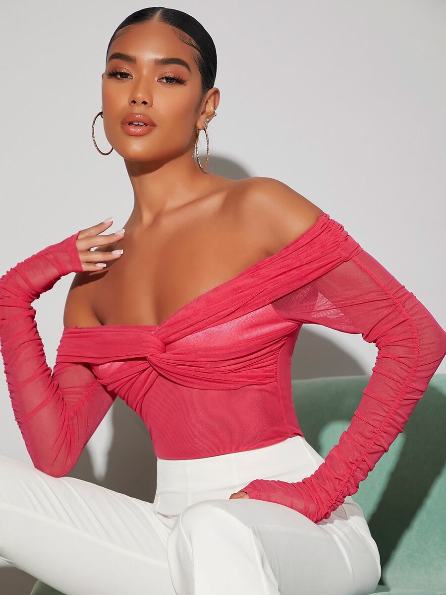 SHEIN BAE Damskie Body Twist Prosty Elegancki