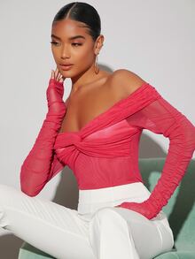 SHEIN BAE Damskie Body Twist Prosty Elegancki