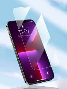 miếng dán cường lực bảo vệ màn hình tương thích với iPhone 15/15Pro/15Plus/15Promax - Trong sáng - Xem 2