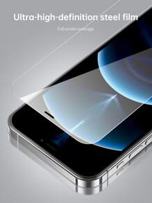 miếng dán cường lực bảo vệ màn hình tương thích với iPhone 15/15Pro/15Plus/15Promax - Trong sáng - Xem 6