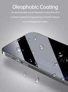 1入組防窺螢幕保護貼相容 iPhone 15/15Pro/15Plus/15Promax - 淺灰色 - 查看 3