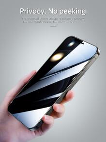 1入組防窺螢幕保護貼相容 iPhone 15/15Pro/15Plus/15Promax - 淺灰色 - 查看 5