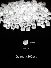 200 chiếc Phụ kiện Bông tai Bông tai Tự làm - trắng - Xem 3